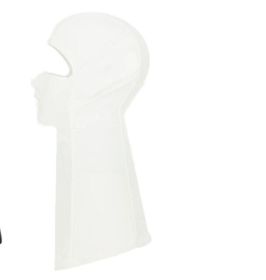 Quick-drying Ski Headgear V Face Sunscreen Windproof Warm Single Double Board Face Mask (Option: White-One size)