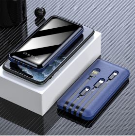 Large capacity mobile power (Color: Blue)