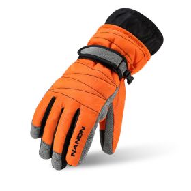 MaxProtect Winter Tech Gloves (Option: Orange-S)