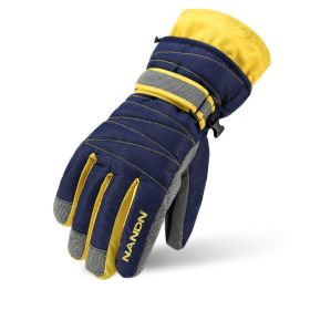 MaxProtect Winter Tech Gloves (Option: Blue-L)