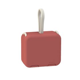 Handbag Back Clip Battery Power Bank (Option: Red-Type c)