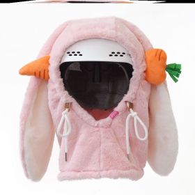 Ski Head Cover Face Mask Ski Helmet Cover Decorative Ears (Option: J style)