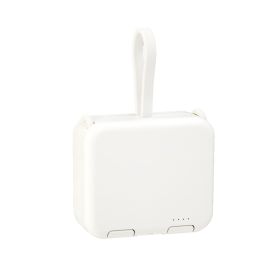 Handbag Back Clip Battery Power Bank (Option: White-Type c)