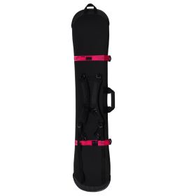 Dumpling Skin Snowboard Bag Protective Cover (Option: Black Rose Ribbon-Single shoulder-80CM to 89CM)