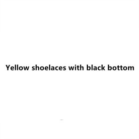 Mini Ski Skates Portable Short Skiboard Adjustable Skates Shoes For Snow (Option: Yellow shoelaces with black so)