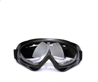 Motorcycle Sports Goggles Against Wind And Sand Fans (Option: Transparent)