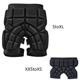 Roller Skating Single And Double Board Ski Hip Protection Set (Option: Hip protection-XS)