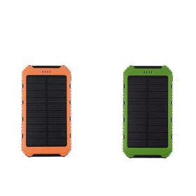 Solar Portable Power Source Three-proof Private Model Large Capacity (Option: Green-8000 10000mAh)