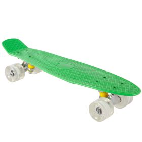 Fashion Creative Personality  Wheel Four-wheel Skateboard (Color: Green)